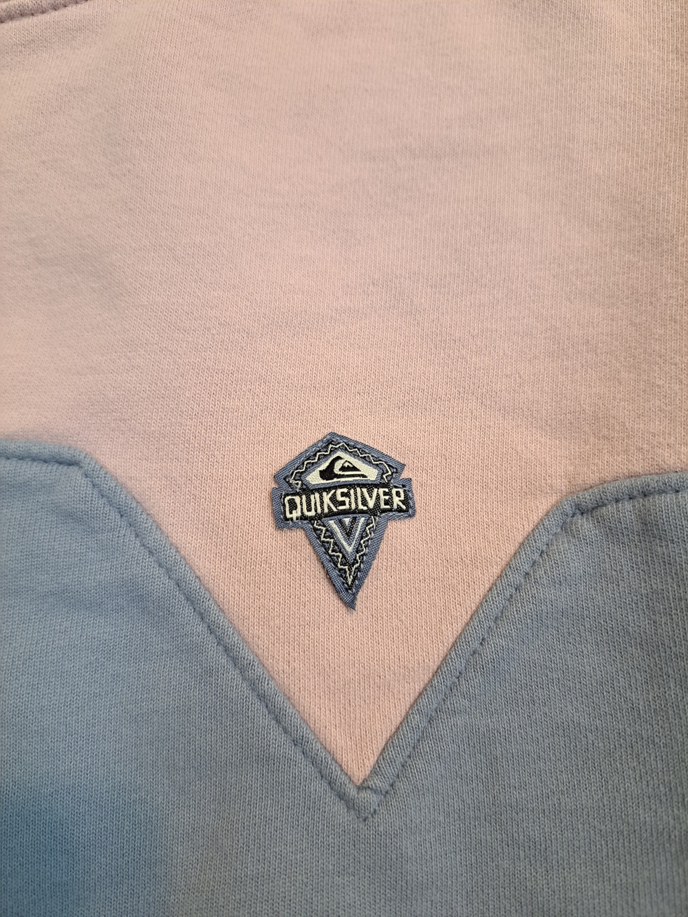 100% Cotton Vintage Pastel Colorblock Crewneck Pullover Sweatshirt S - Picture 4 of 12